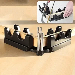 2-in-1 Mitre Measuring Cutting Tool,Miter Saw Protractor and 85-180°Angle Finderfor Home Improvement Carpentry Work