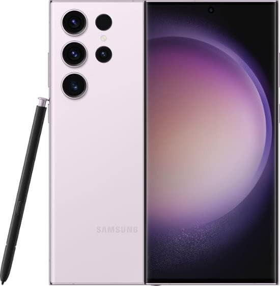 Samsung Galaxy S23 Ultra 5G SM-S918B/DS 256GB 8GB RAM, 200 MP Camera, Factory Unlocked, International Model (Lavender)
