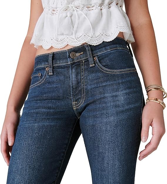 Lucky Brand Women's Mid Rise Sweet Straight Jeans