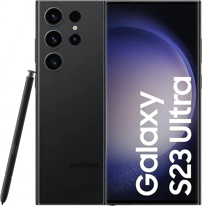 Samsung Galaxy S23 Ultra 5G S9180 Dual 256GB 12GB RAM, 200 MP Camera, Factory Unlocked – Phantom Black