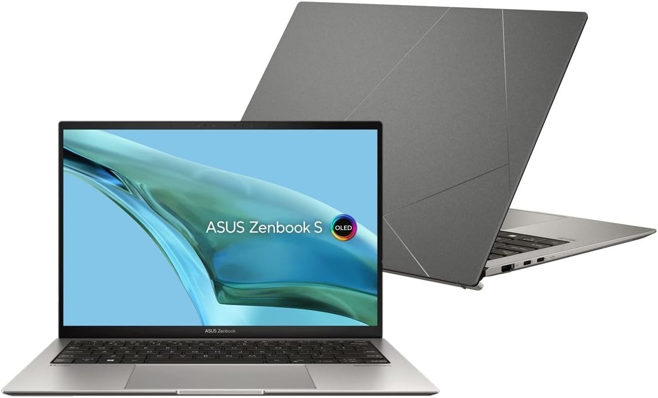 EXCaliberPC [2024] ASUS Zenbook S 13 OLED UX5304MA-XS76 Pro Extreme (Intel Core Ultra 7 155U, 32GB RAM, 2TB NVMe SSD, Intel Graphics, 13.3 OLED Display, Windows 11 Pro) Laptop - Basalt Gray