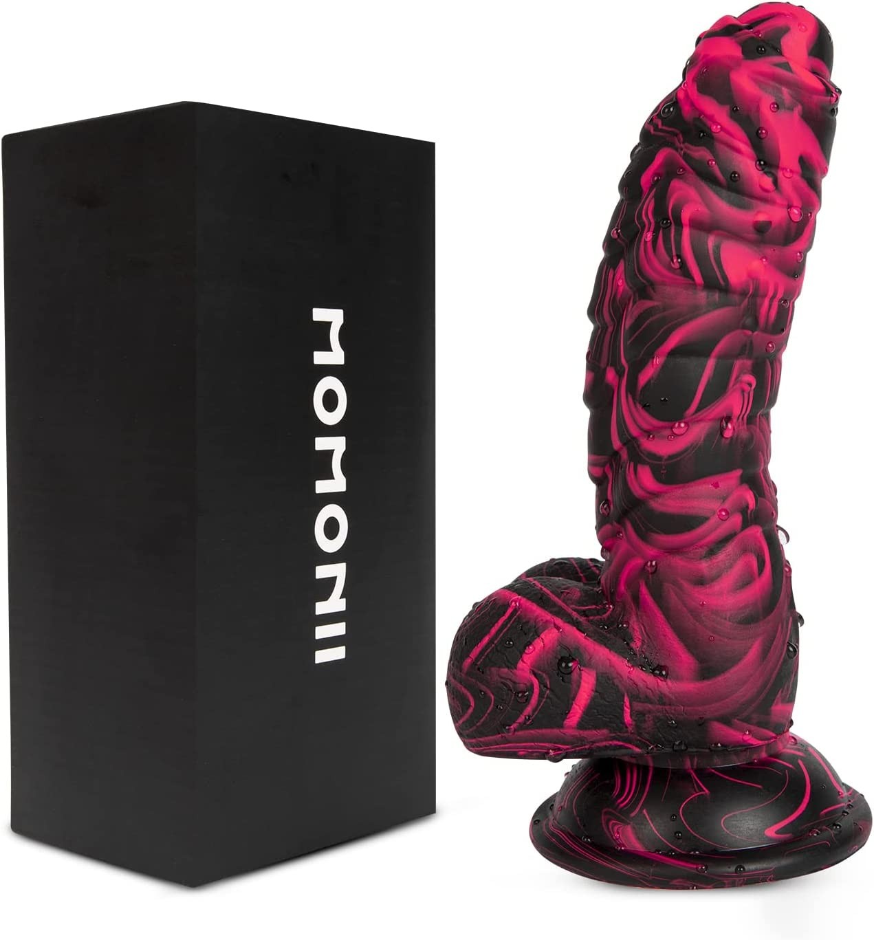 Realistic Dildo Neat and Unique, 7.16 inch Colorful Dildo with Strong Suction Cup for Hands-Free Play Adult Sex Toys for Women Men and Couples
