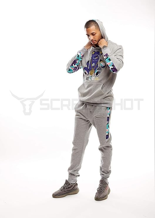 Screenshotbrand Mens Hip Hop Premium Slim Fit Track Pants - Athletic Jogger Bottom with Side Taping