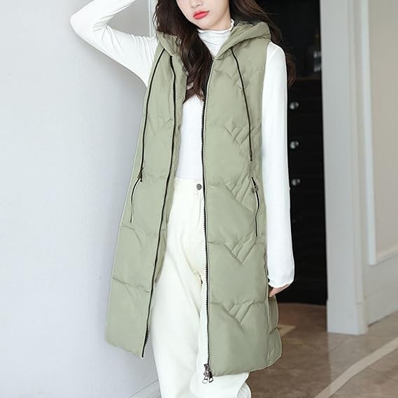 Puffer Jackets for Juniors Fall Winter Sleeveless Cami Tank Hooded Puffer Jackets Hooded Outfit Women 2023 Fashion