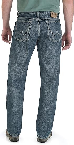 Wrangler Men's Big Rugged Wear Relaxed Straight-Fit Jean Jean