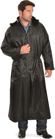 Double-s Men's Saddle Slicker Adult Rain Coat
