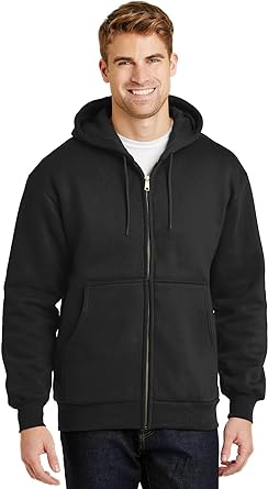 Cornerstone Men's Heavyweight Thermal Full-Zip Sweatshirt