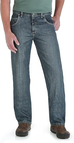 Wrangler Men's Rugged Wear Relaxed Straight-Fit Jean