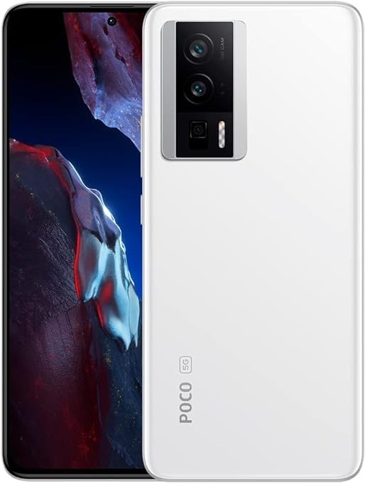 Xiaomi Poco F5 PRO 5G + 4G LTE 512GB + 12GB Global Version Unlocked 6.67" 120Hz 64Mp Ultra Triple Camera (Tmobile Mint Tello Metro USA Market) + (w/Fast Car 51W Charger Bundle) (White (Global)) Visit 