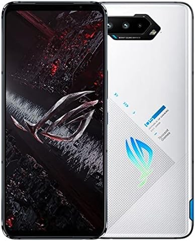 ASUS ROG Phone 5S ZS676KS 5G Dual 128GB 12GB RAM Factory Unlocked (GSM Only | No CDMA - not Compatible with Verizon/Sprint) Tencent Version – White