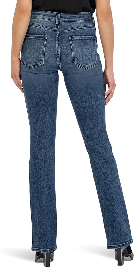 KUT from the Kloth Natalie High-Rise Fab Ab Bootcut Jeans in Ethical
