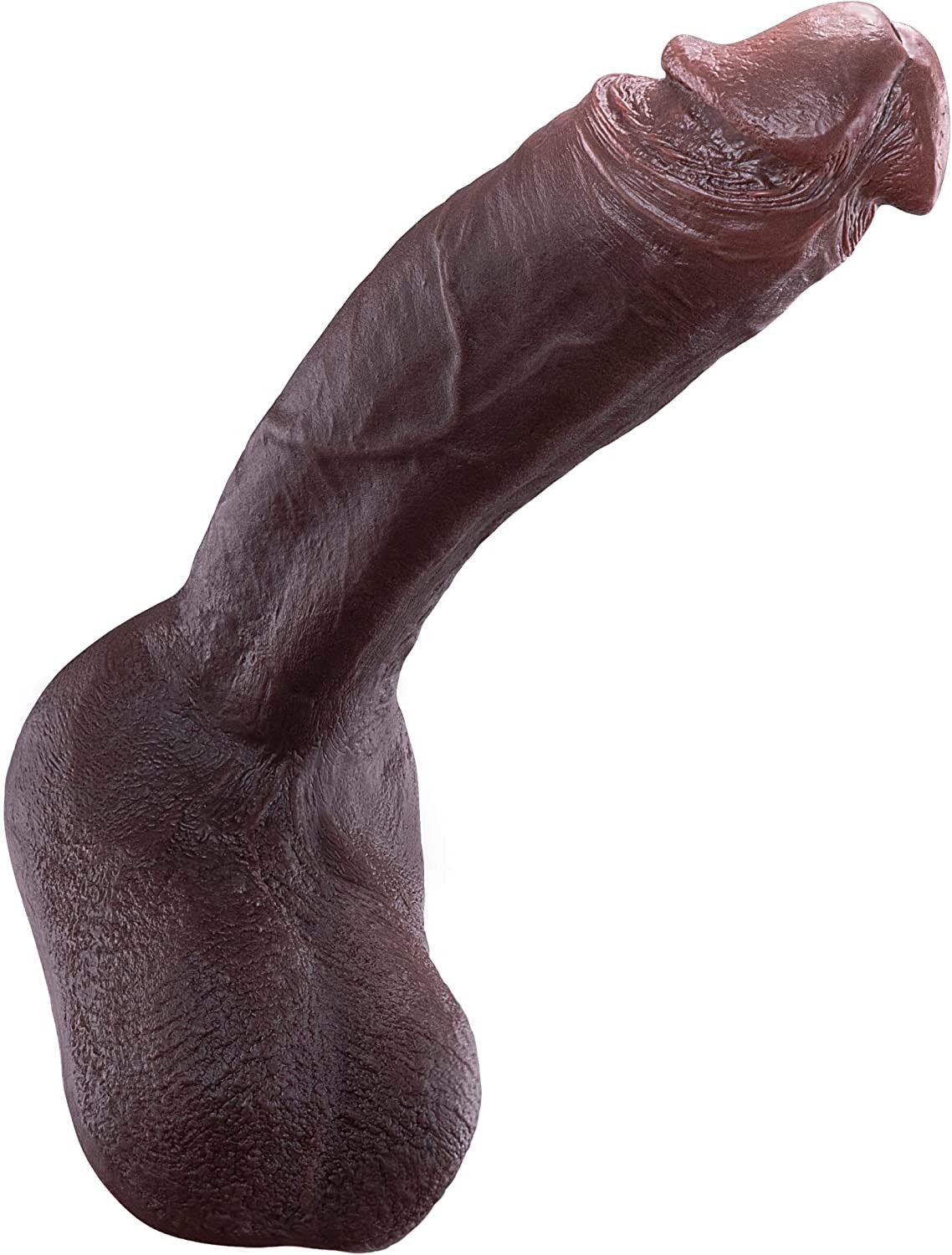 Accelse Black Realistic Dildo Anal Soft Silicone Big Dildos with Strong Suction Cup Men's Huge Didlo Large Thick Adult Sex Toys Things for Women Couples Pleasure