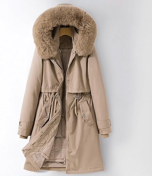 Coats for Women Fall Winter Long Sleeve Neck Padded Warm Puffer Hooded Padded Jacket Hoods Outerwear Women 2023