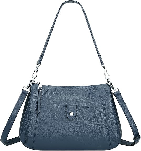 Over Earth Genuine Leather Small Hobo Crossbody Bags for Women Shoulder Purses and Handbags