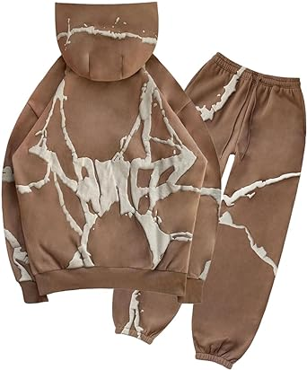 MINIDORA Men's Y2k Zip Up Hoodies Oversize Sweatshirts Fashion Hip Hop Streetwear