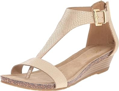 Kenneth Cole REACTION Women's Gal T-Strap Wedge Sandal