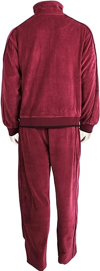 Sweatsedo Mens Velour Tracksuit