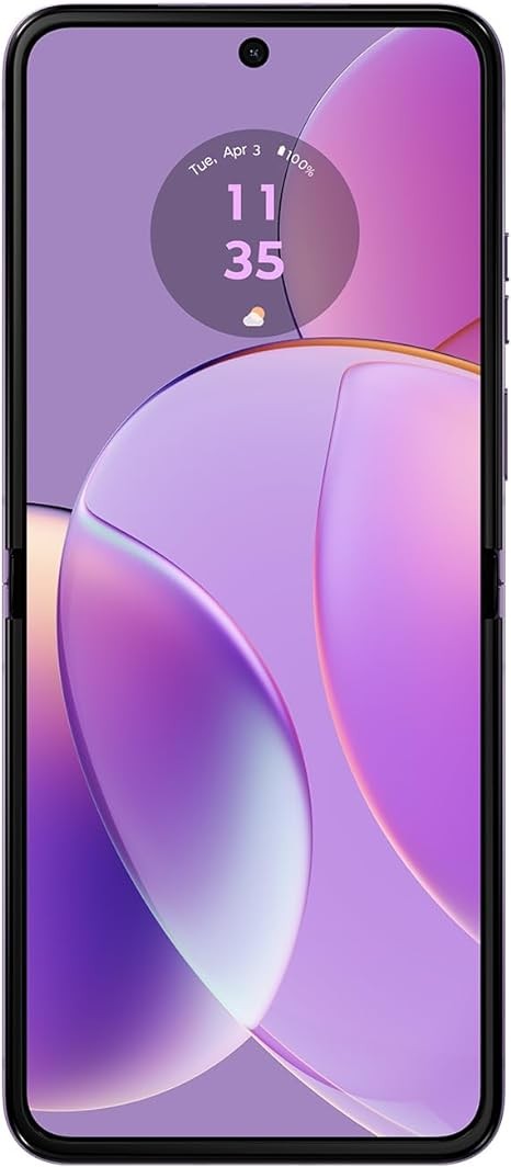 Motorola razr | 2023 | Unlocked | Made for US 8/128 | 32MP Camera | Summer Lilac, 73.95 x 170.82 x 7.35mm