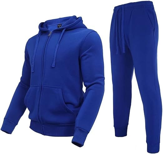 AKsit Men's Sweatsuit 2 Piece Hoodie Tracksuit Set Fashion Activewear Set