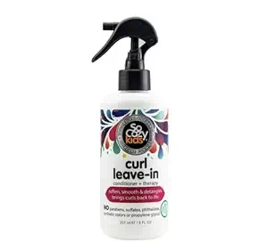 So Cozy Curl Leave In Conditioner Spray - Kids Hair Detangler Spray for Curly Hair - Paraben-Free Deep Conditioner & Detangler Spray for Kids Tangle-Free Curls (8fl oz)