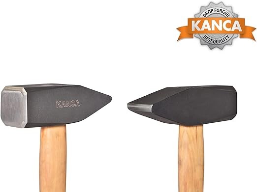 KANCA HAM-200, Machinist Handle Hammer, Blacksmith Hammer, Best Quality Ash Wood Handle, Hand Tools And Home Improvement Drop-Forged Head, Machinist tools, 200 GR, 0.53 LBS