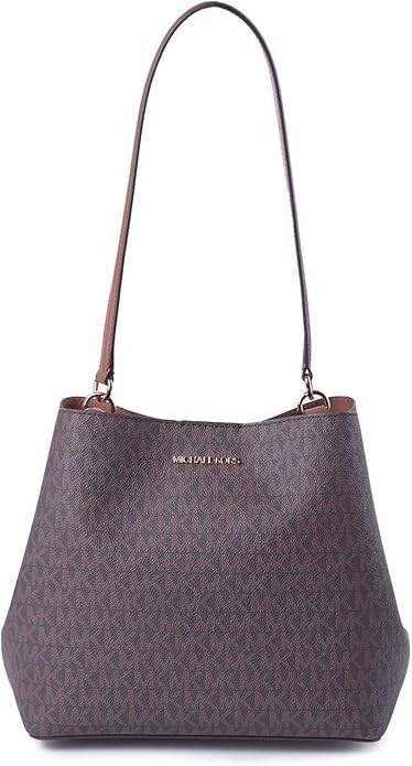 Michael Kors Pratt Medium Signature Logo Shoulder Bag
