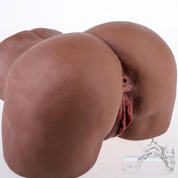 Realistic Male Masturbator with Vagina and Anal Sex Doll Pocket Pussy Ass Lifelike Masturbators Bubble Butt Stroker Sex Toys for Men Masturbation Adult Toys Men’s Sex Orgasm 11.2lb