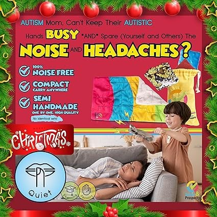 Autism & Prosperity Kids Toys Quiet & Education Sensory Stim Alt Autistic Children Bundle, ASD Boys Girl Teen Special Needs Classroom No 1-3 Toddlers Age 3 4 5-7 8-12 Products Games Learning Materials