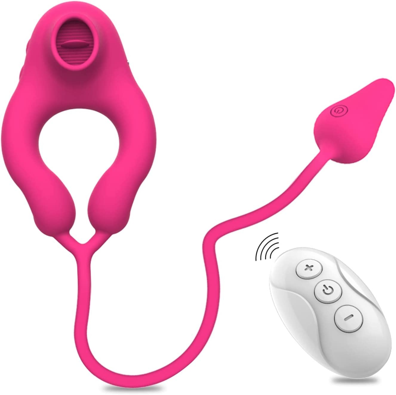 Remote 4 in 1 Vibrating Panties with 10 Licking & Vibrating Modes Sex Toy for Woman with IPX6 Waterproof USB Charging for Clitoris Vagina Anal and Nipple Stimulation Couples Vibrators
