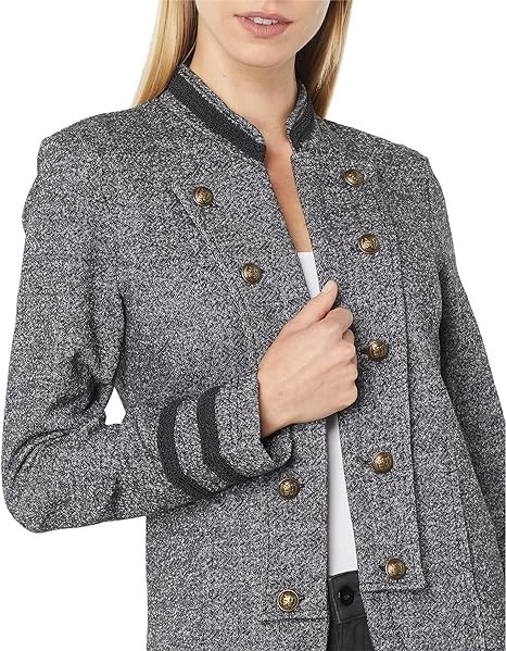 Tommy Hilfiger Women's Classic Tommy Open Front Band Jacket
