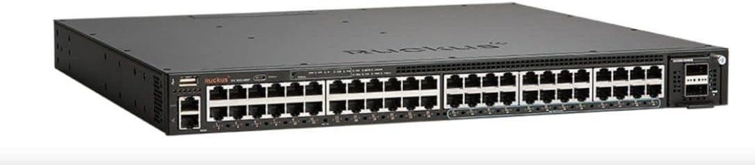 Ruckus ICX7650 48ZP E2 Switch - 48-Ports PoE+, 1x PSU - L3 Managed Ruckus 24XMG