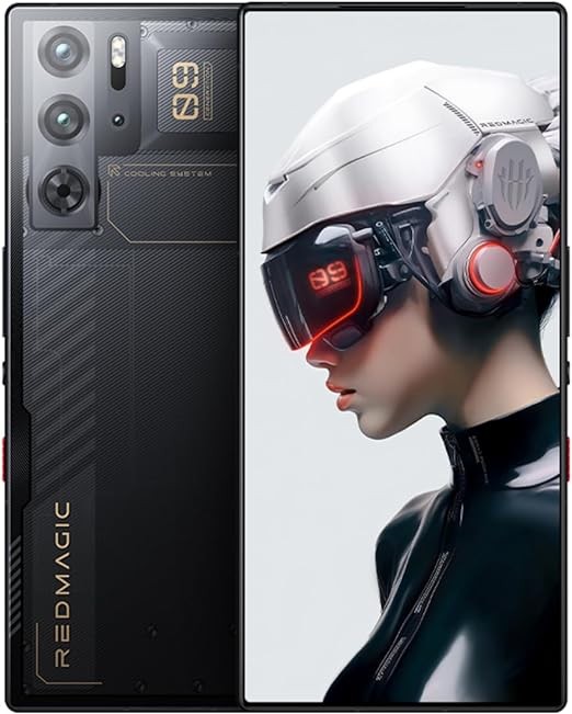REDMAGIC 9 Pro Smartphone 5G, 120Hz Gaming Phone, 6.8" Full Screen, Under Display Camera, 6500mAh Android Phone, Snapdragon 8 Gen 3, 16+512GB, 80W Charger