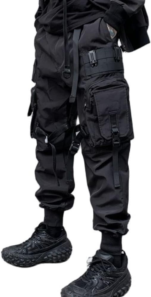 Aelfric Eden Mens Joggers Pants Long Multi-Pockets Outdoor Fashion Casual Jogging Cool Pant with Drawstring