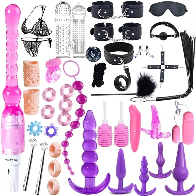 BOXIFA SM Bondage Restraint Vibrator Silicone Anal Plug Sex Toys for Butt 111, 1.0 Count
