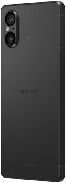 Sony Xperia 5 V 5G Dual XQ-DE72 256GB 8GB RAM Unlocked (GSM Only | No CDMA - not Compatible with Verizon/Sprint) Global, Mobile Cell Phone - Black