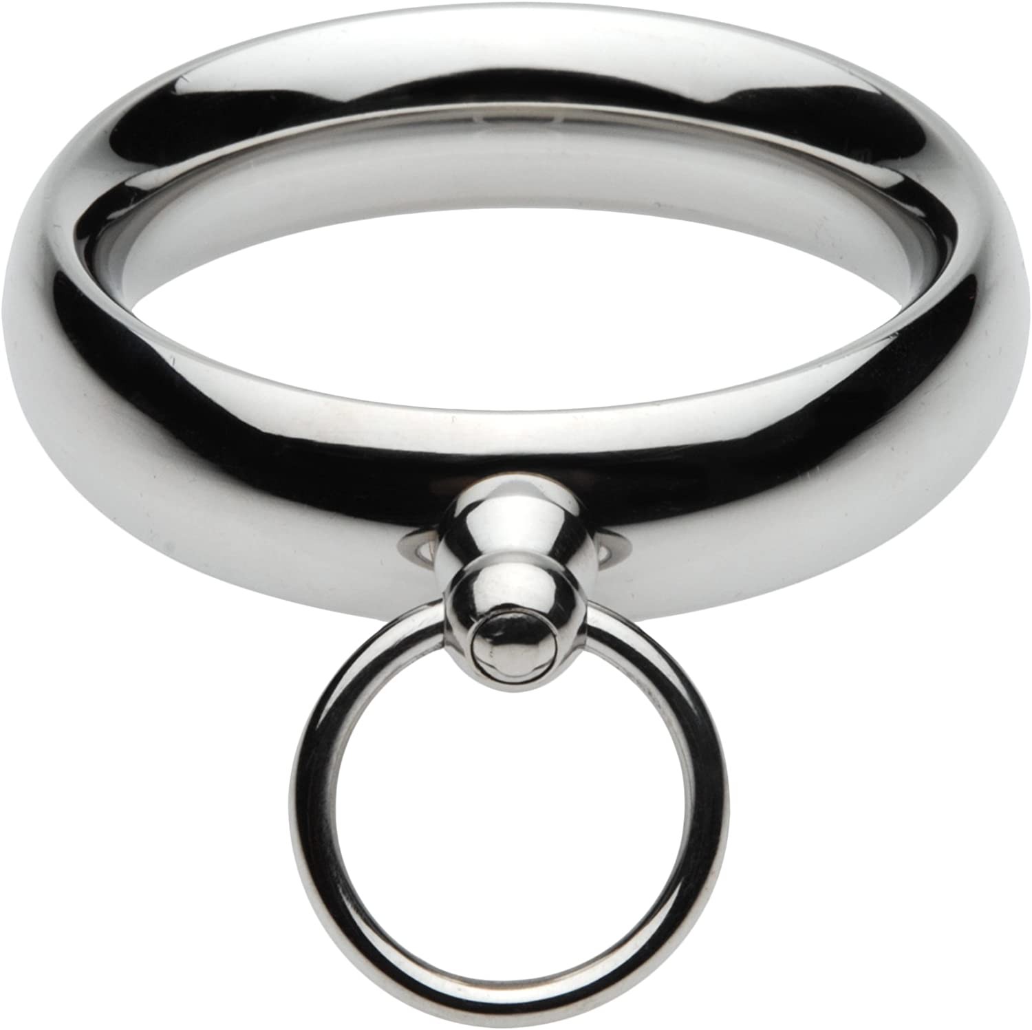 Master Series The O-Ring Stainless Steel Heavyweight Cock Ring, 1.95 Inch