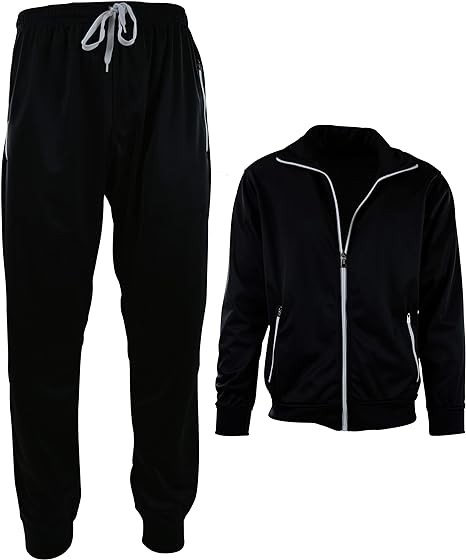 ChoiceApparel Mens Athletic 2 Piece Tracksuit Set