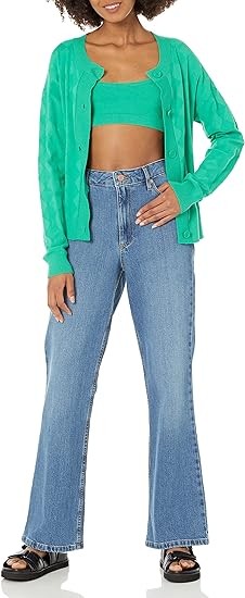 The Drop Women's Cooper Mid Rise Boot Cut