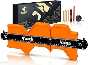 JOREST Christmas Gifts Unique for Father Dad Husband Carpenter, Connectable Contour Gauge, Stocking Stuffers Ideas for Adults Men, Super Profile Duplicator with Lock, Shape Outline Tool, Woodworking