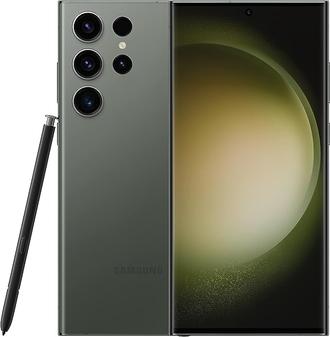 SAMSUNG Galaxy S23 Ultra Cell Phone, Unlocked Android Smartphone, 512GB, 200MP Camera, S Pen, Night Mode, Record 8K Video, Long Battery Life, Fastest Mobile Processor, US Version, 2023, Green