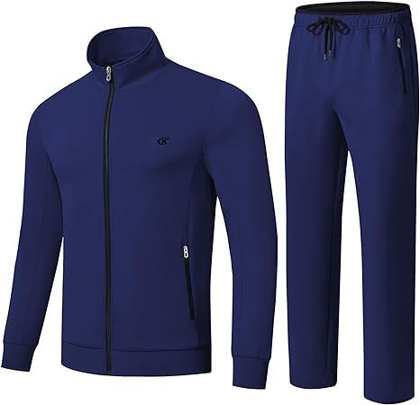yuyangdpb Men's Tracksuits 2 Piece Outfits Full Zip Sports Sweatsuit Jogging Suits