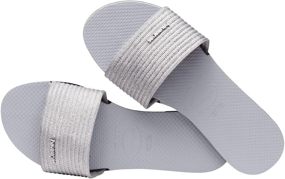 Havaianas Womens You Malta Metallic Slide Sandals