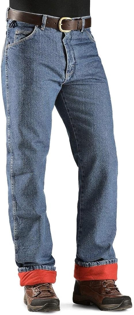 Wrangler Rugged Wear Men's Woodland Thermal Jean