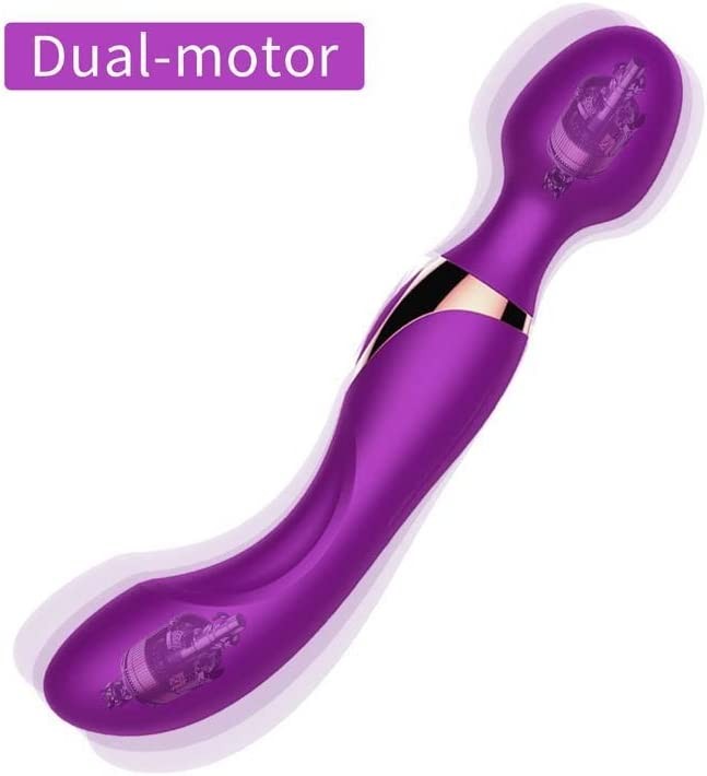 G Spot Vibrator Dildo Adult Sex Toys for Women Pleasure, Rechargeable Clitorals Stimulator with 2x10 Modes for Couples Sensory Sexual Stimulation, Flexible Vibrating Massager with Dual Motors