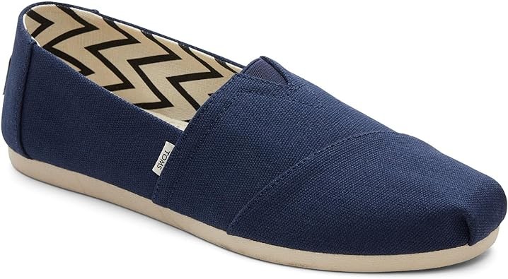 TOMS Women's Alpargata Recycled Cotton Canvas Loafer Flat