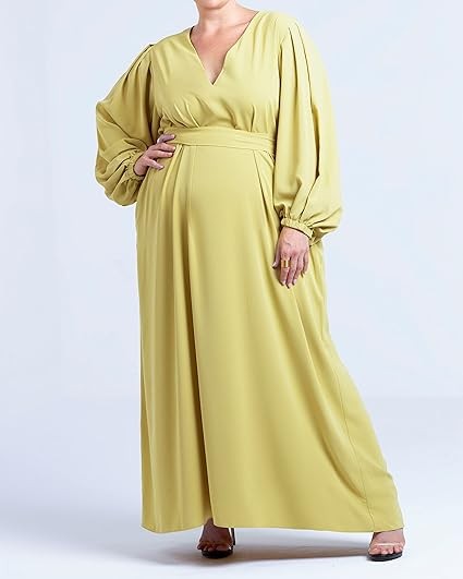 The Drop Women's Sulphur Spring V Neck Maxi Dress by