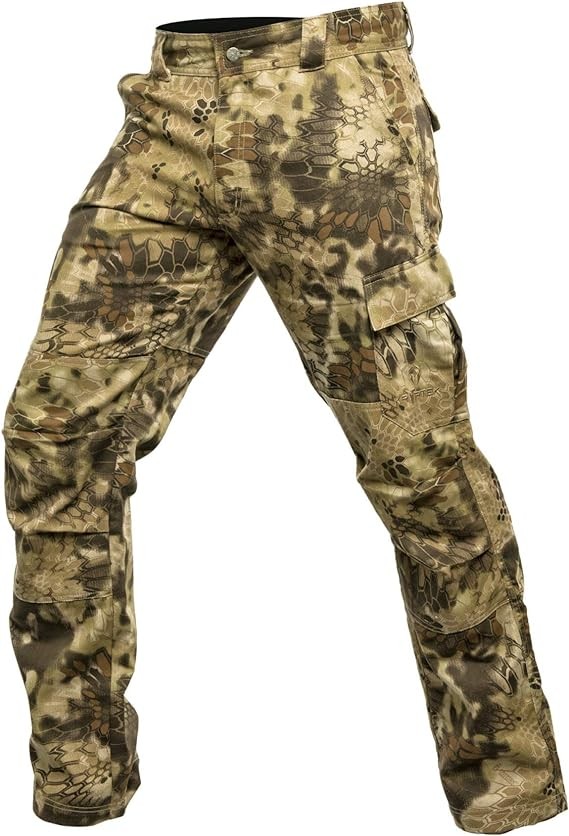 Kryptek Men’s Stalker Pant, Stealthy Camo Hunting Pant