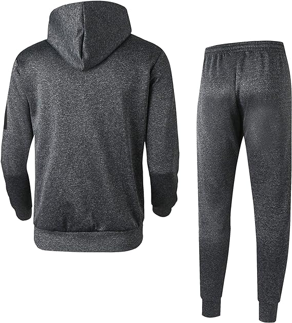 URBEX Men's Athletic Tracksuits Long Sleeve Hoodie Sweatsuits for Men 2 Piece Sets Full Zip Jogging Suits Jackets and Pants
