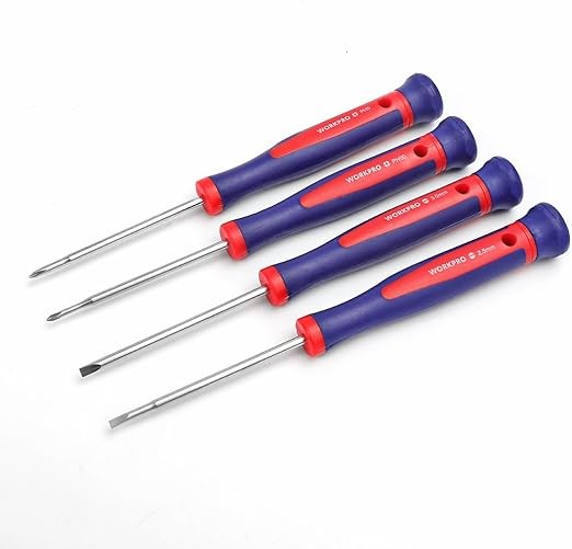 WORKPRO 125-Piece Household Tool Kit – 3.6V Rechargeable Screwdriver & Home Repair Basic Tool Set With 13-Inch Easy Carrying Tools Bag, 125 PCS (W009068A)