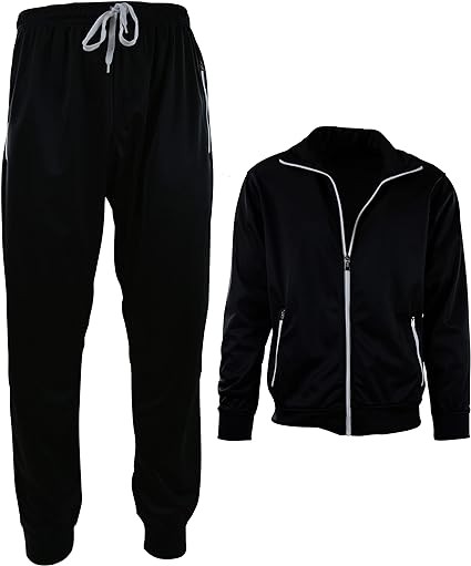 ChoiceApparel Mens Athletic 2 Piece Tracksuit Set
